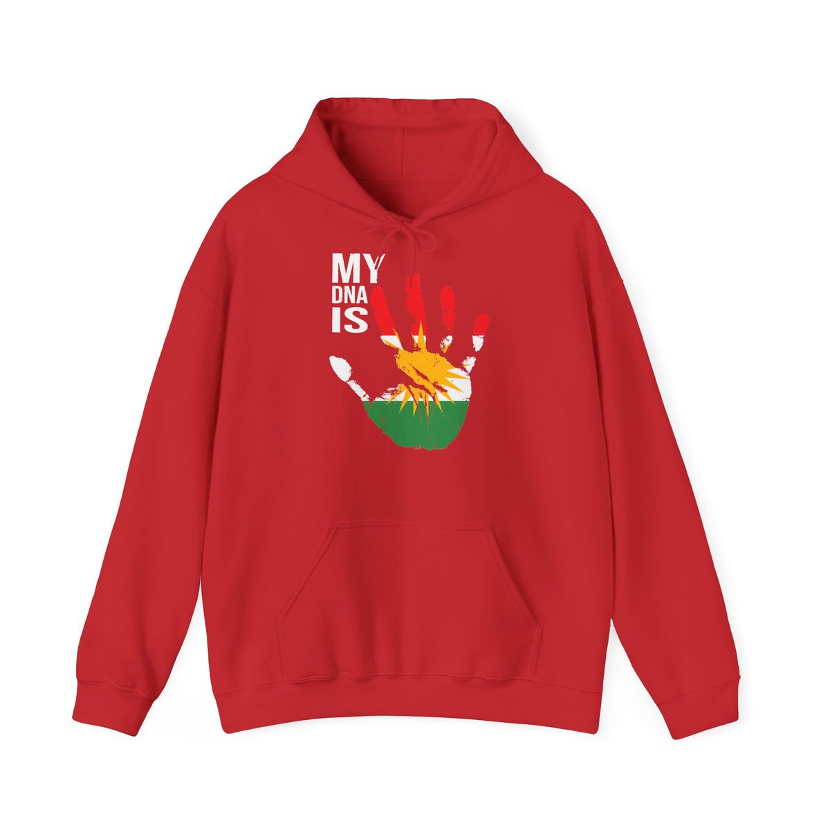 Kurdistan patria orgoglio stemma bandiera sport calcio regalo per tifosi - felpa con cappuccio unisex