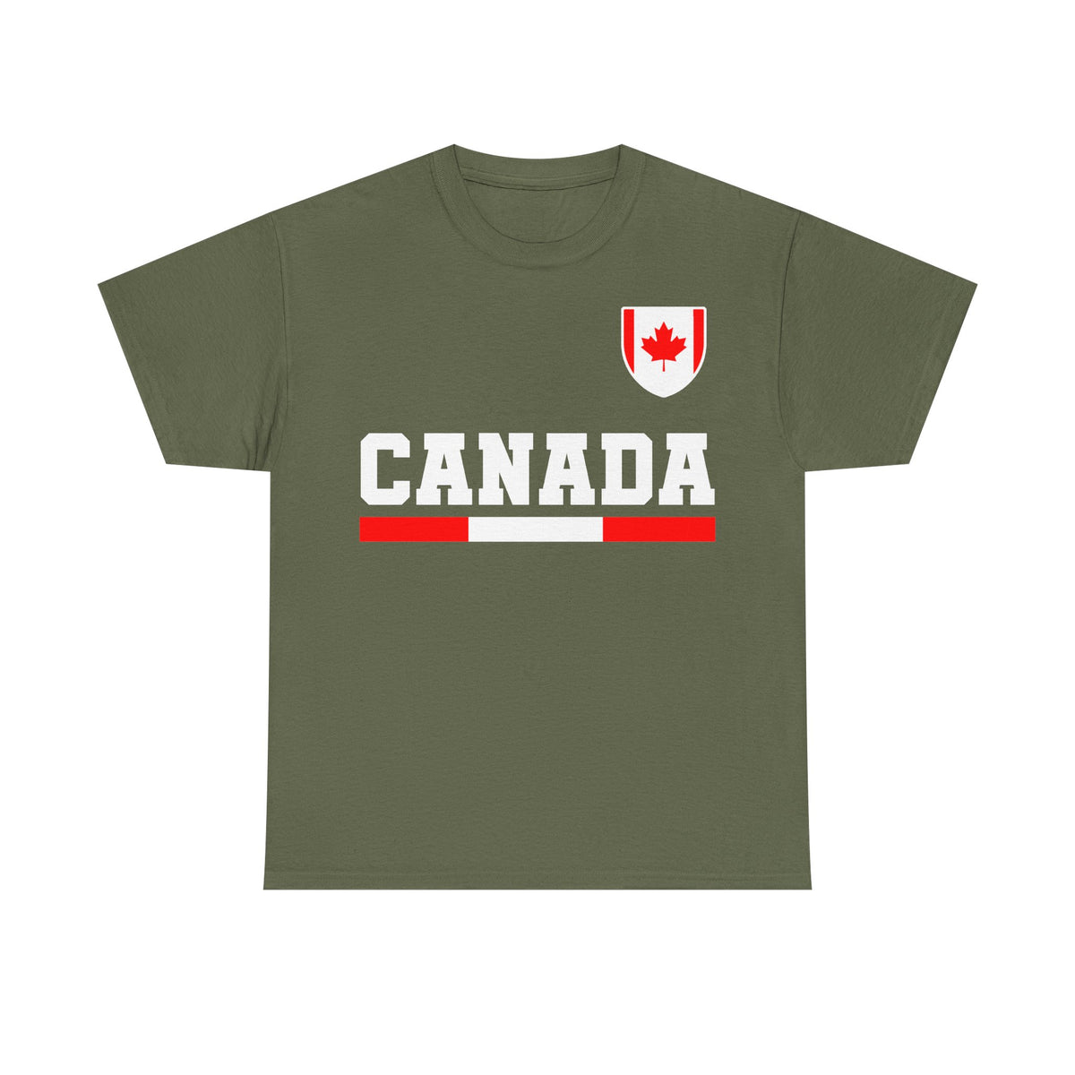 Canada Kanada Wappen Flagge Fan Sport Fußball Geschenkidee - Unisey T-Shirt