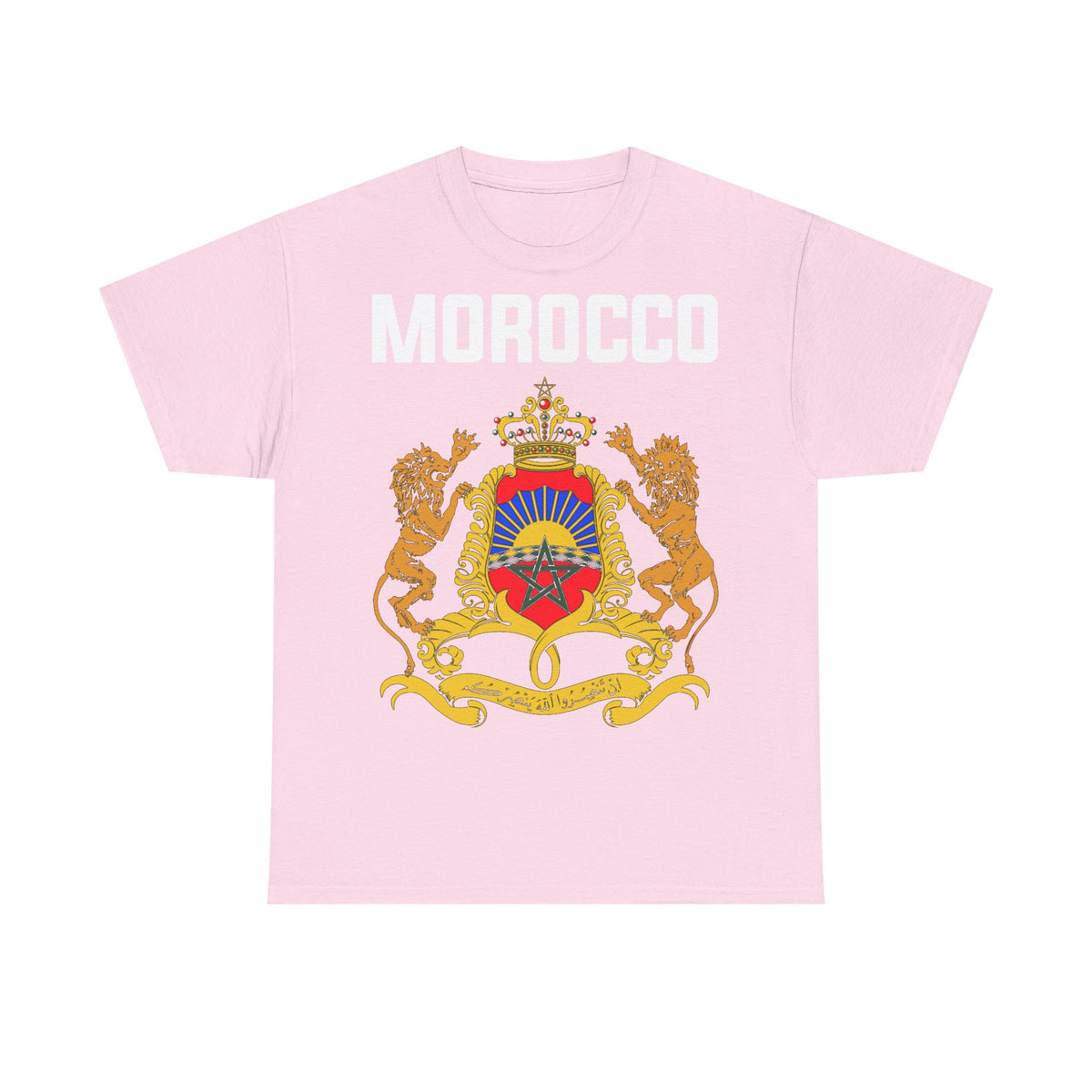 Marruecos Escudo Morocco Bandera Orgullo Fútbol Fan Deporte FIdea de regalo - Camiseta unisex