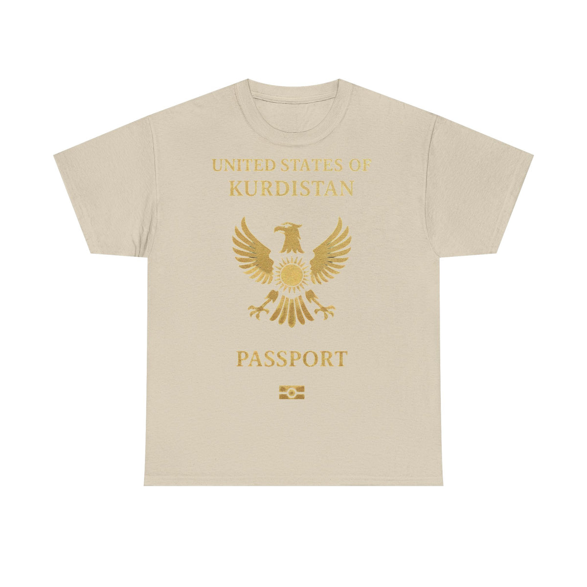 United States Of Kurdistan Passport Adler Identität - Unisex T-Shirt