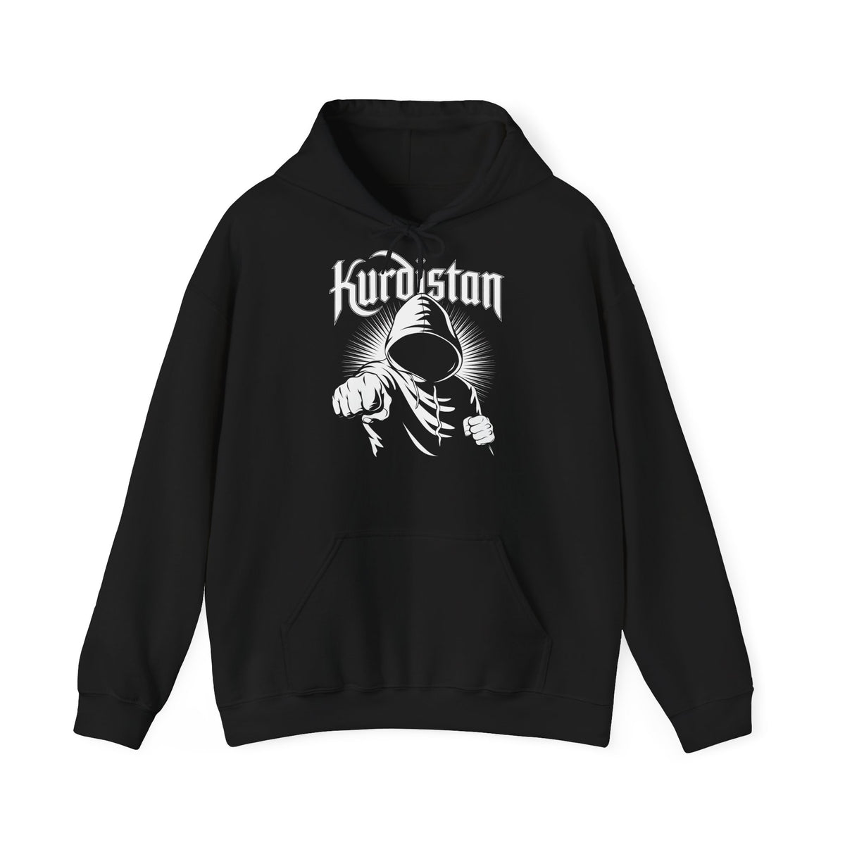 Kurdistan hooligan patria orgoglio stemma bandiera sport calcio tifoso regalo - Felpa con cappuccio unisex