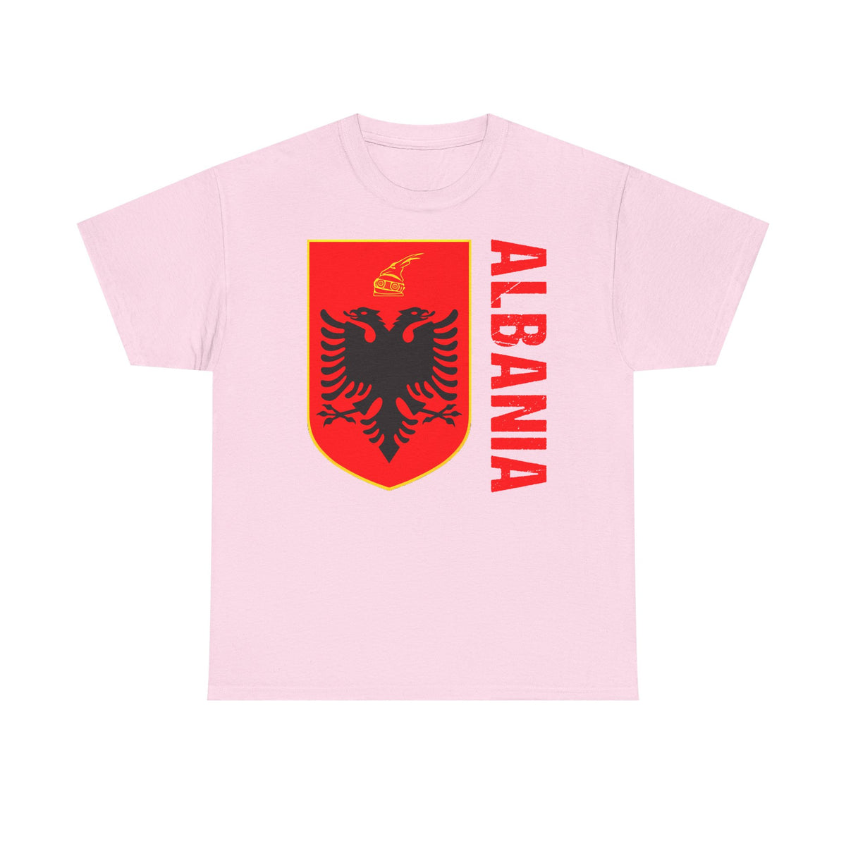 Albania Wappen Shqiptar Flagge Adler Fußball Fan Sport Unisex T Shirt