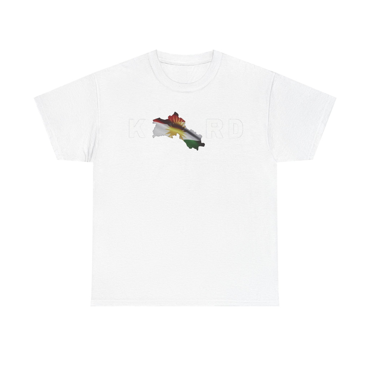 Kurdistan Kurd Karte Flagge Wappen Azadi - Unisex T-Shirt