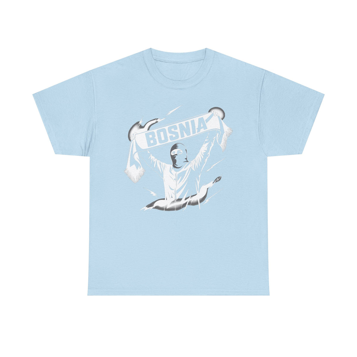 Bosnia escudo bandera orgullo patria aficionado al fútbol idea de regalo - Camiseta unisex