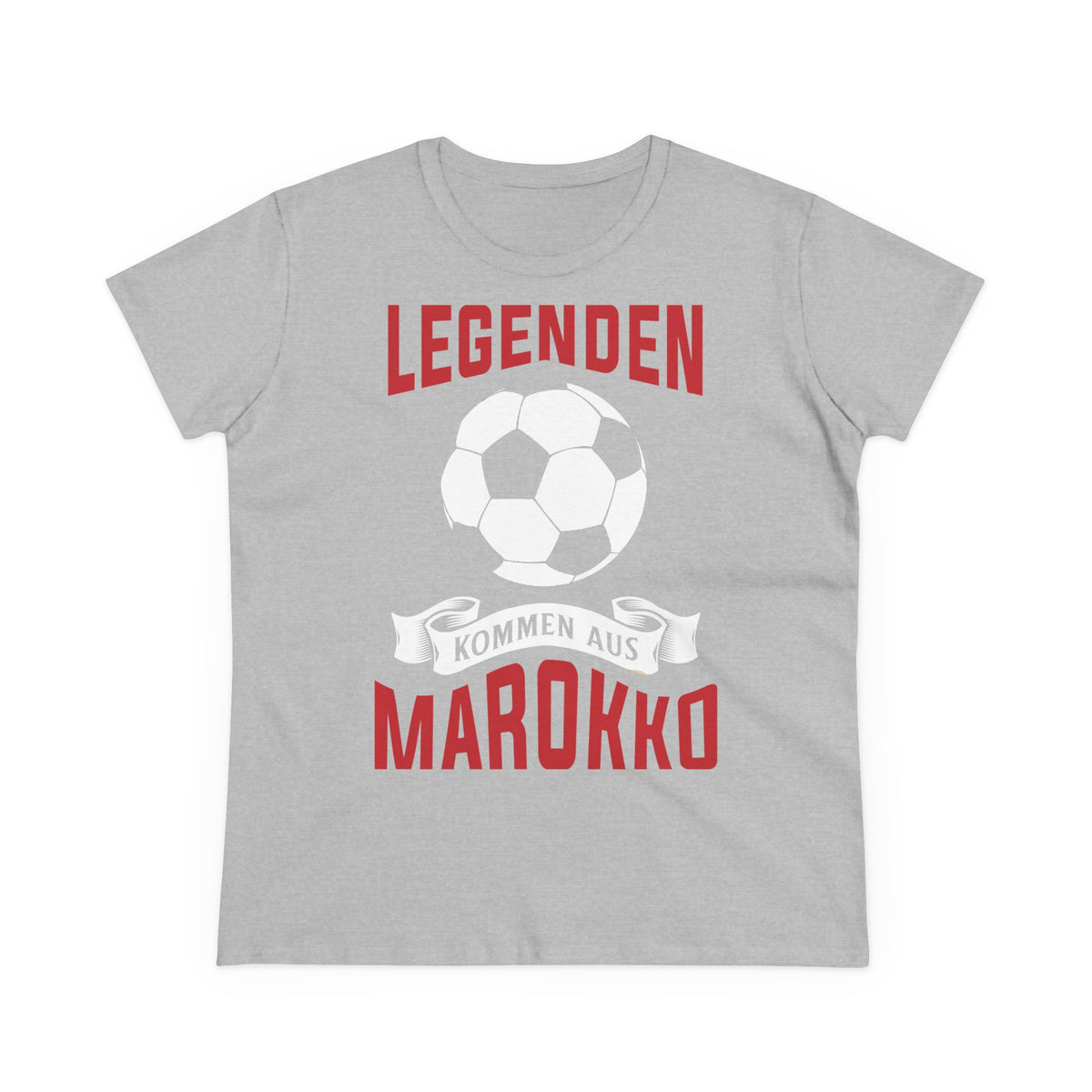 Escudo de Marruecos, bandera de Marruecos, orgullo, aficionada al fútbol y al deporte, idea de regalo - Camiseta para mujer