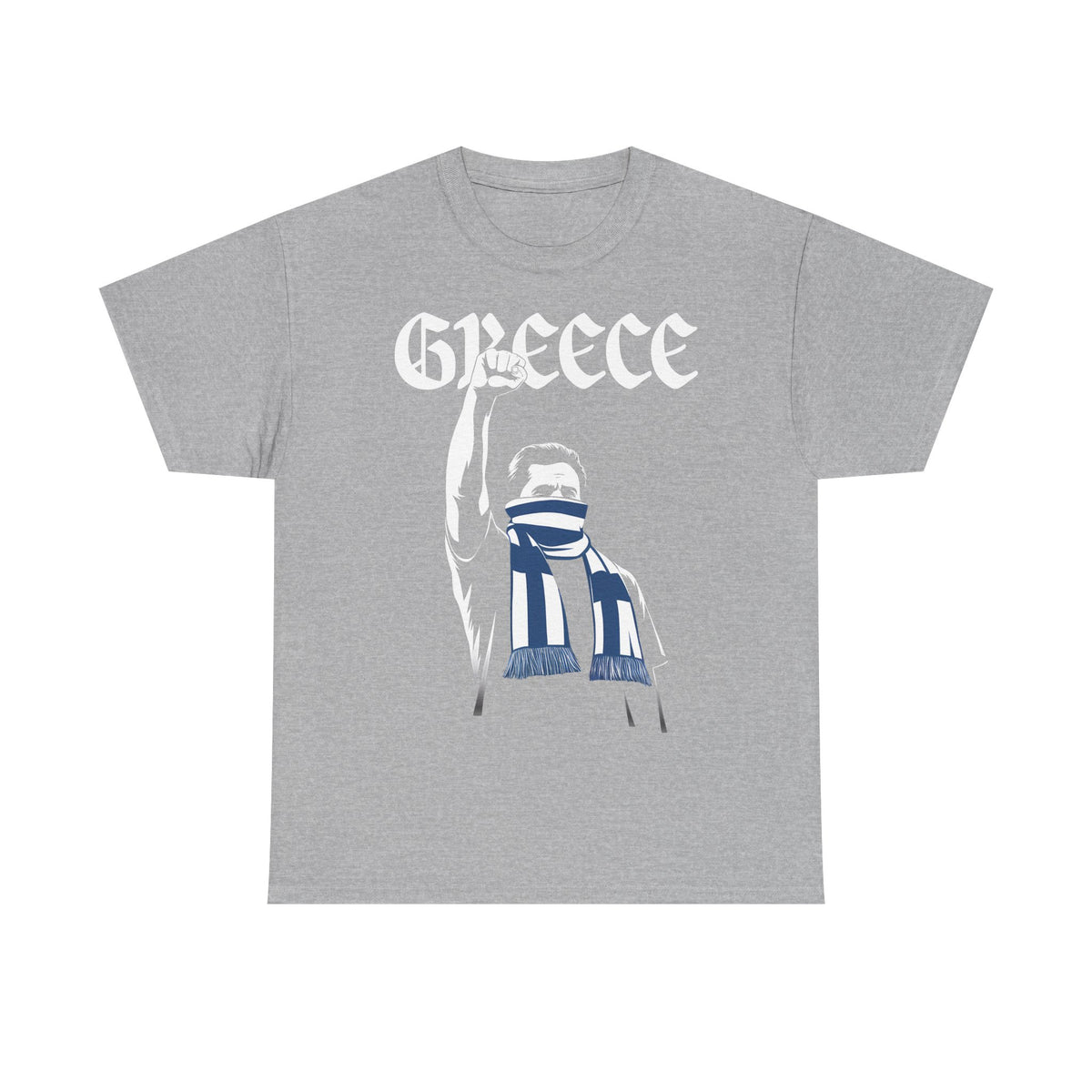 Grecia Grecia hooligan bandera escudo patria fútbol deporte aficionado idea de regalo - camiseta unisex