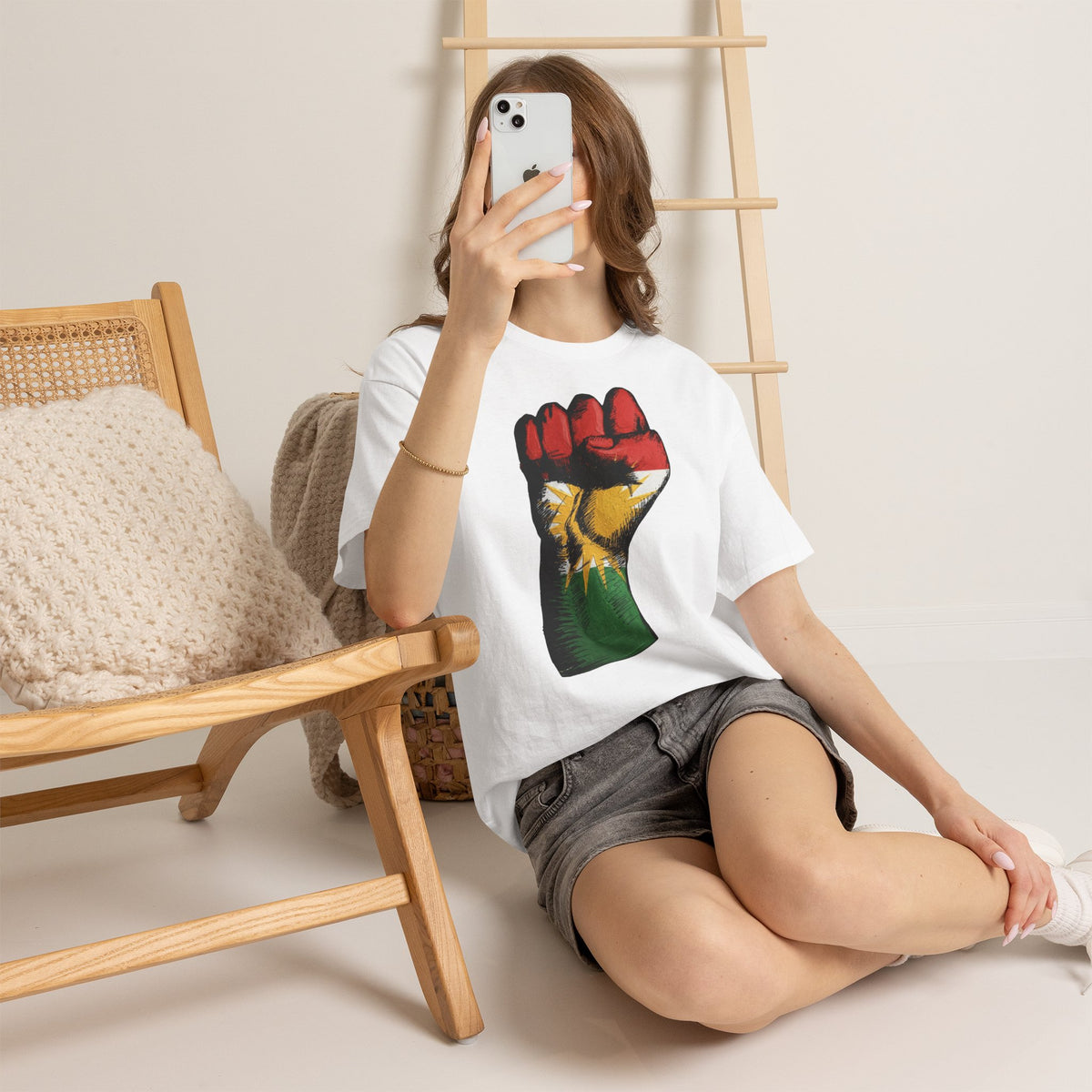 Kurdistan Power DNA Sonne Azadi - Unisex T-Shirt
