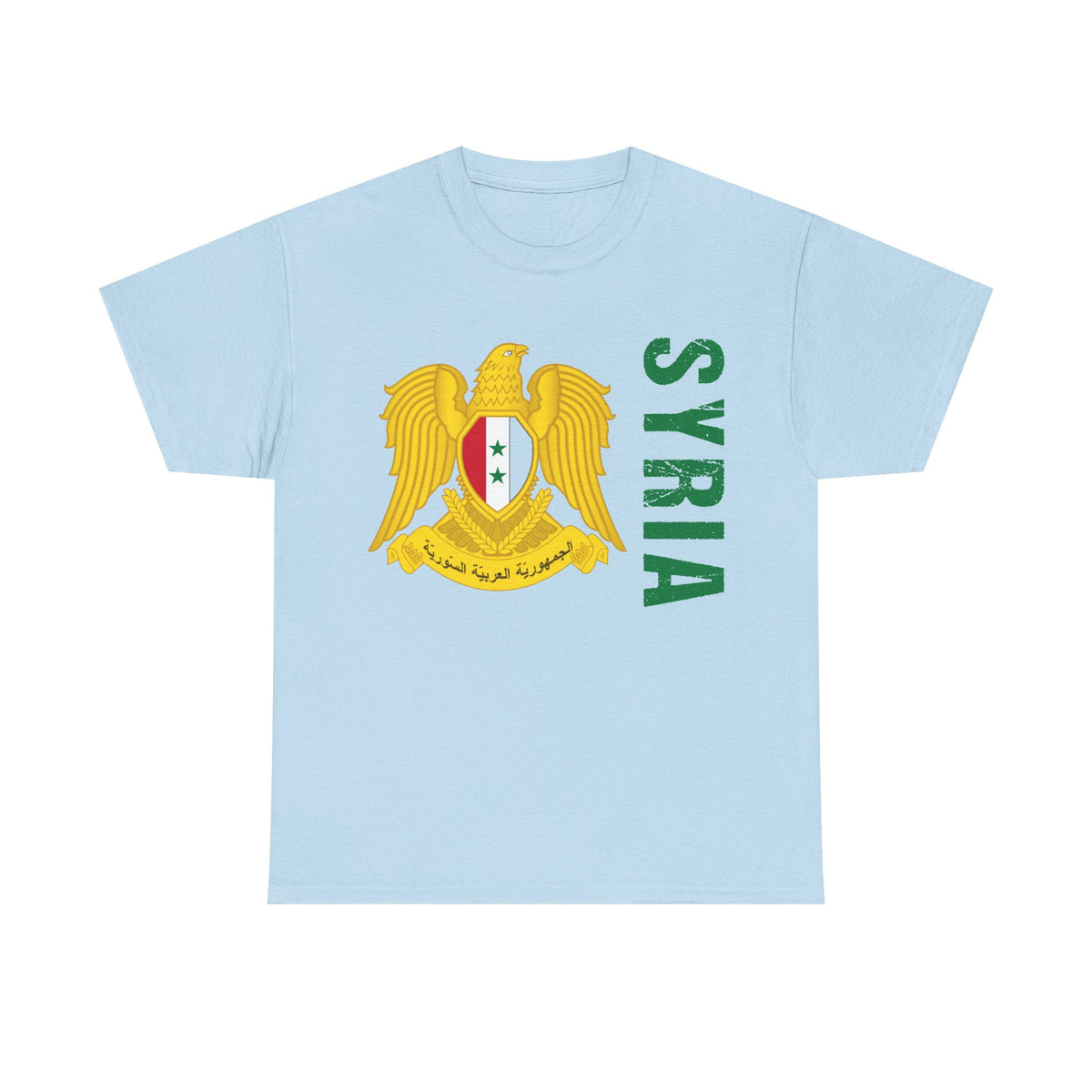 Syria Syrien Wappen Flagge Heimat Sport Fan Geschenkidee - Unisex T-Shirt