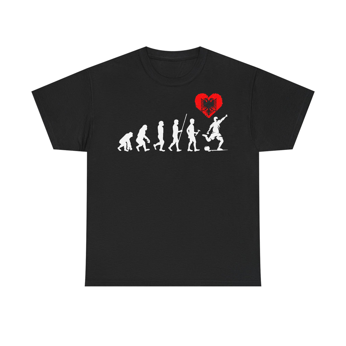 Albania Wappen Shqiptar Flagge Adler Fußball Fan Sport Unisex T Shirt