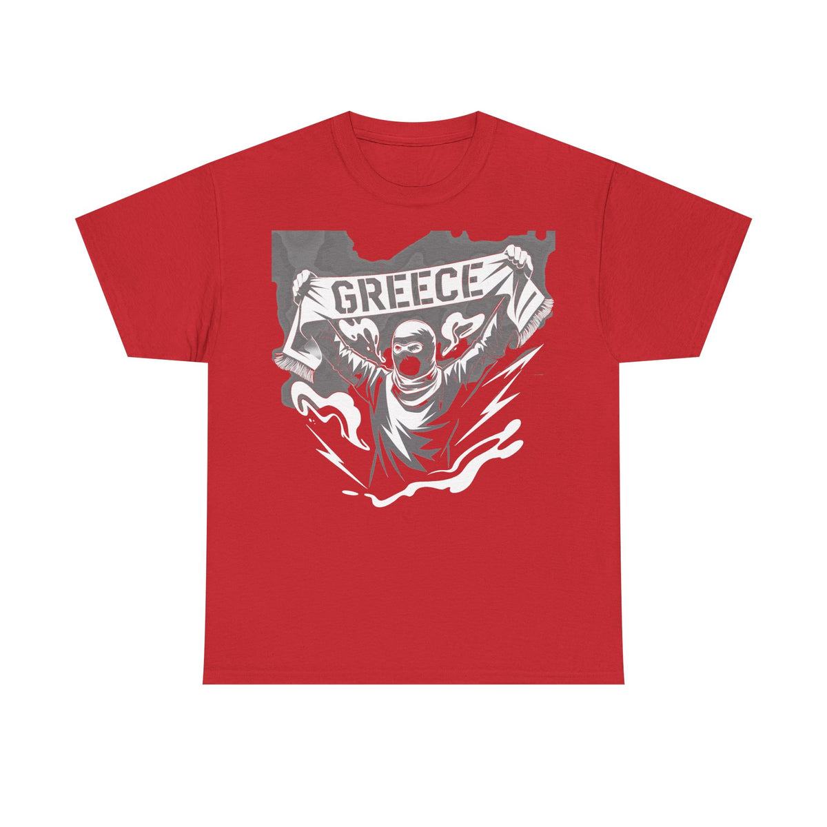 Grecia Grecia hooligan bandera escudo patria fútbol deporte aficionado idea de regalo - camiseta unisex