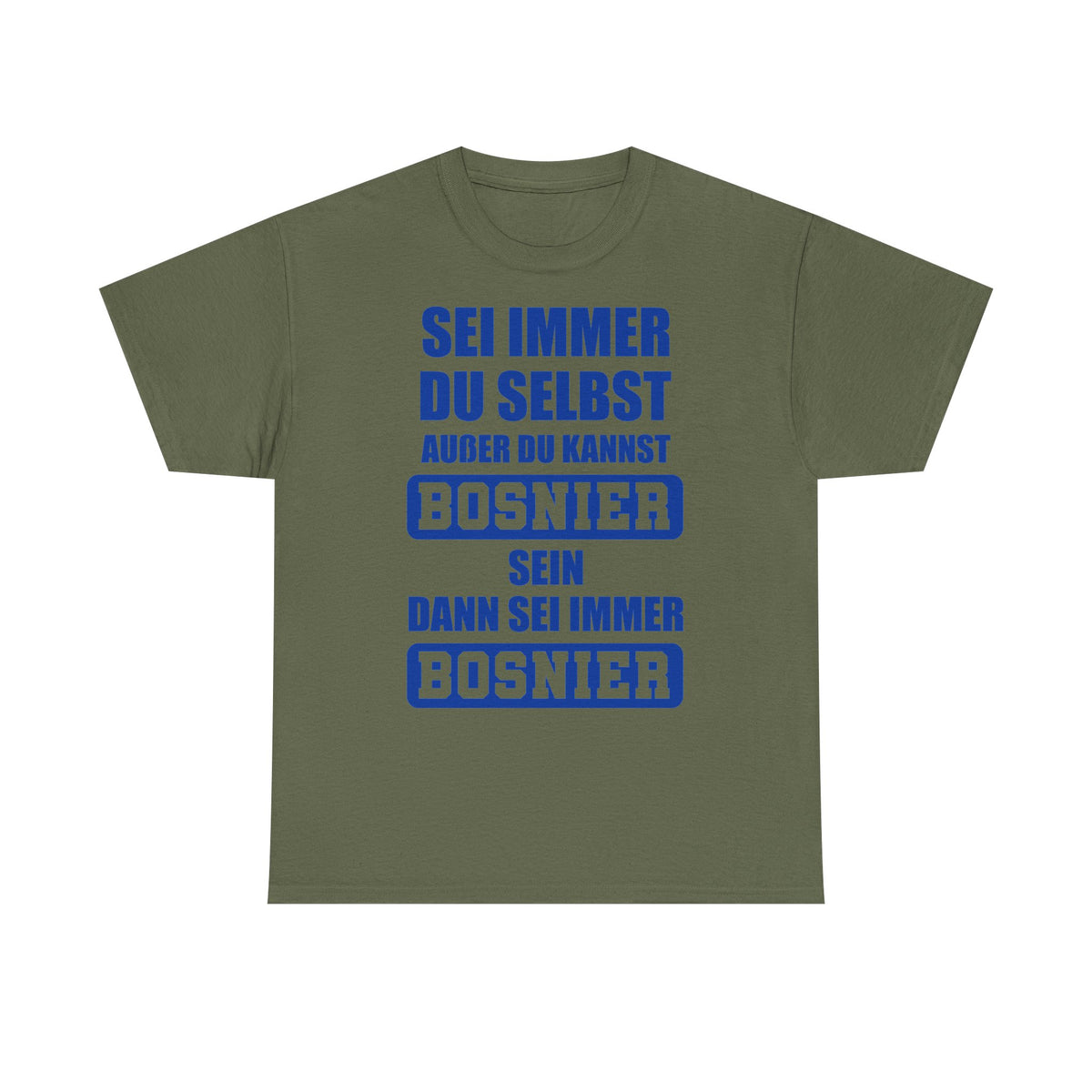Bosnia escudo bandera orgullo patria aficionado al fútbol idea de regalo - Camiseta unisex