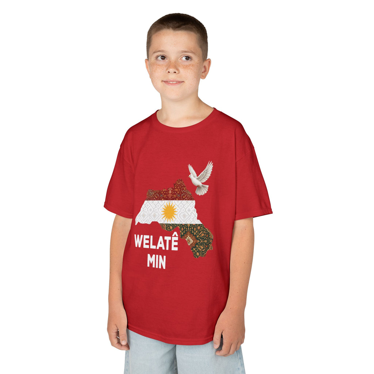 WELATE MIN KURDISTAN Azadi Nostalgie - Unisex Kinder & Jugendliche T-Shirt