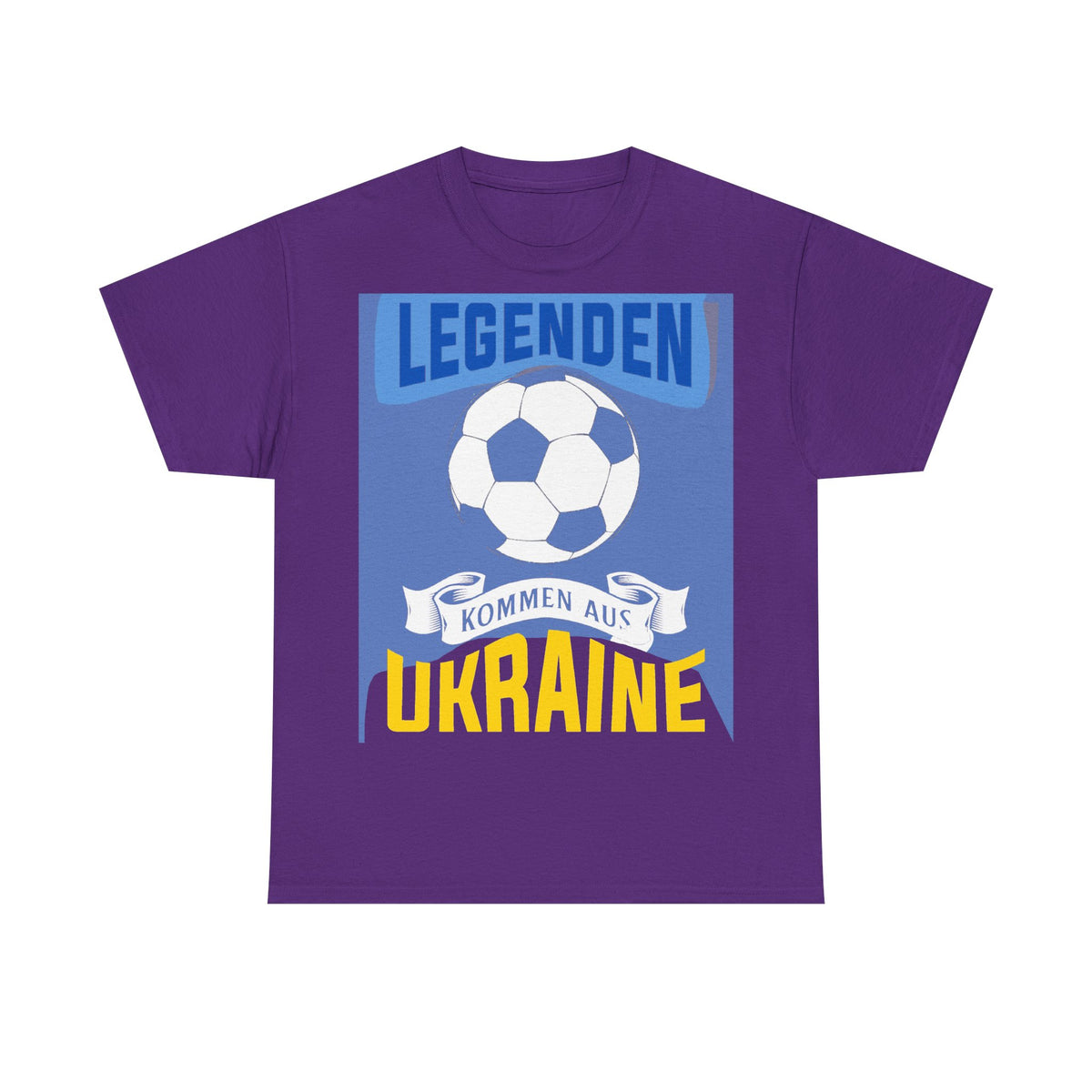 Bandera de Ucrania escudo idea de regalo afición al deporte moda vintage - Camiseta unisex