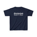 Greece Griechenland Flagge Wappen Heimat Fußball Sport Fan Geschenkidee - Für Kinder & Jugendliche Unisex T-Shirt