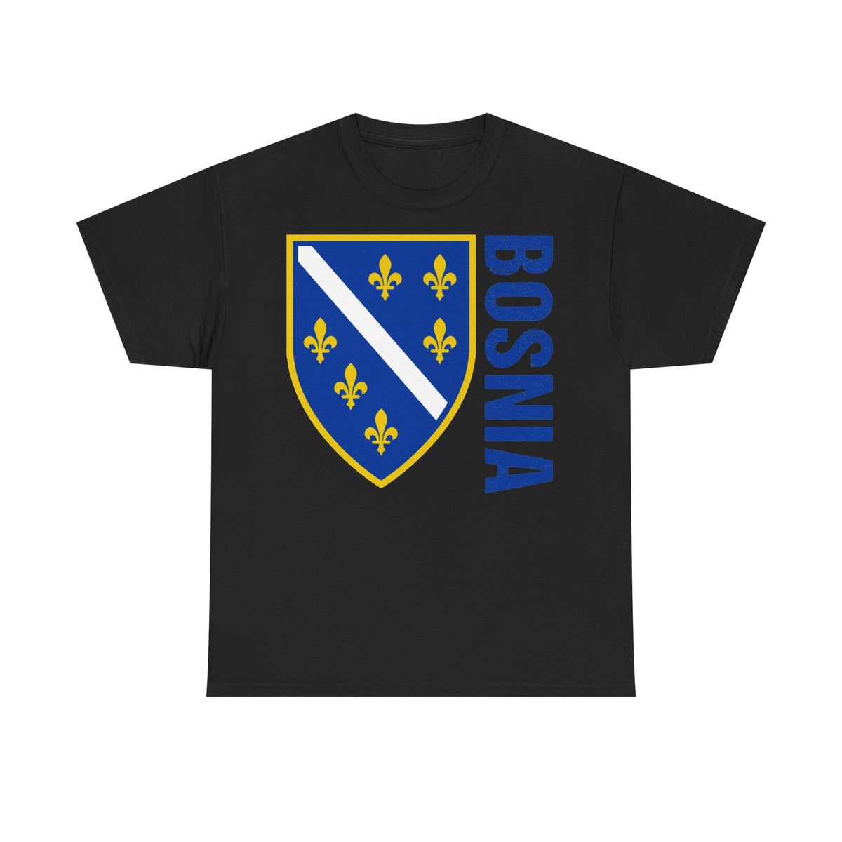 Bosnia escudo bandera orgullo patria aficionado al fútbol idea de regalo - Camiseta unisex