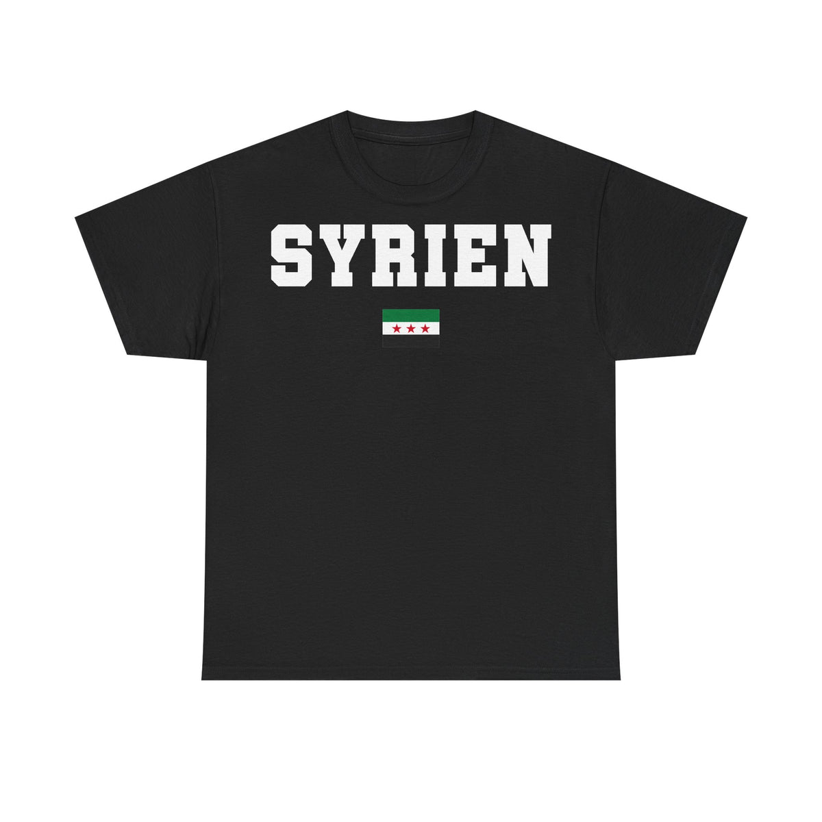 Syria Syrien Wappen Flagge Heimat Sport Fan Geschenkidee - Unisex T-Shirt