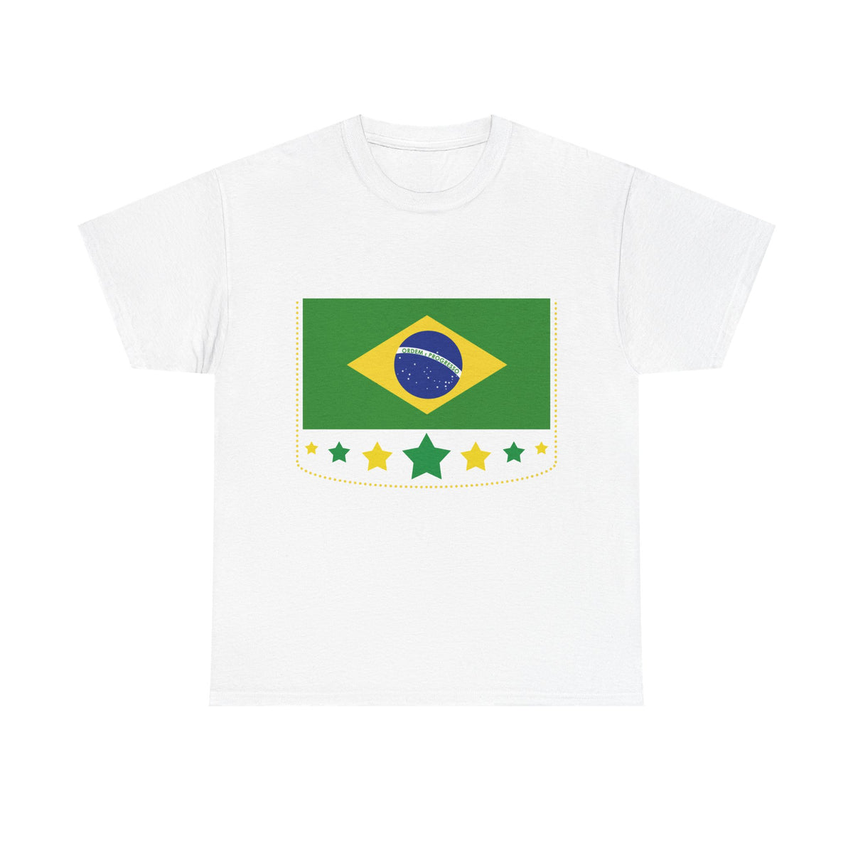 Brazil Brasilien Wappen Flagge Sport Fan Fußball Geschenkidee - Unisex T-Shirt