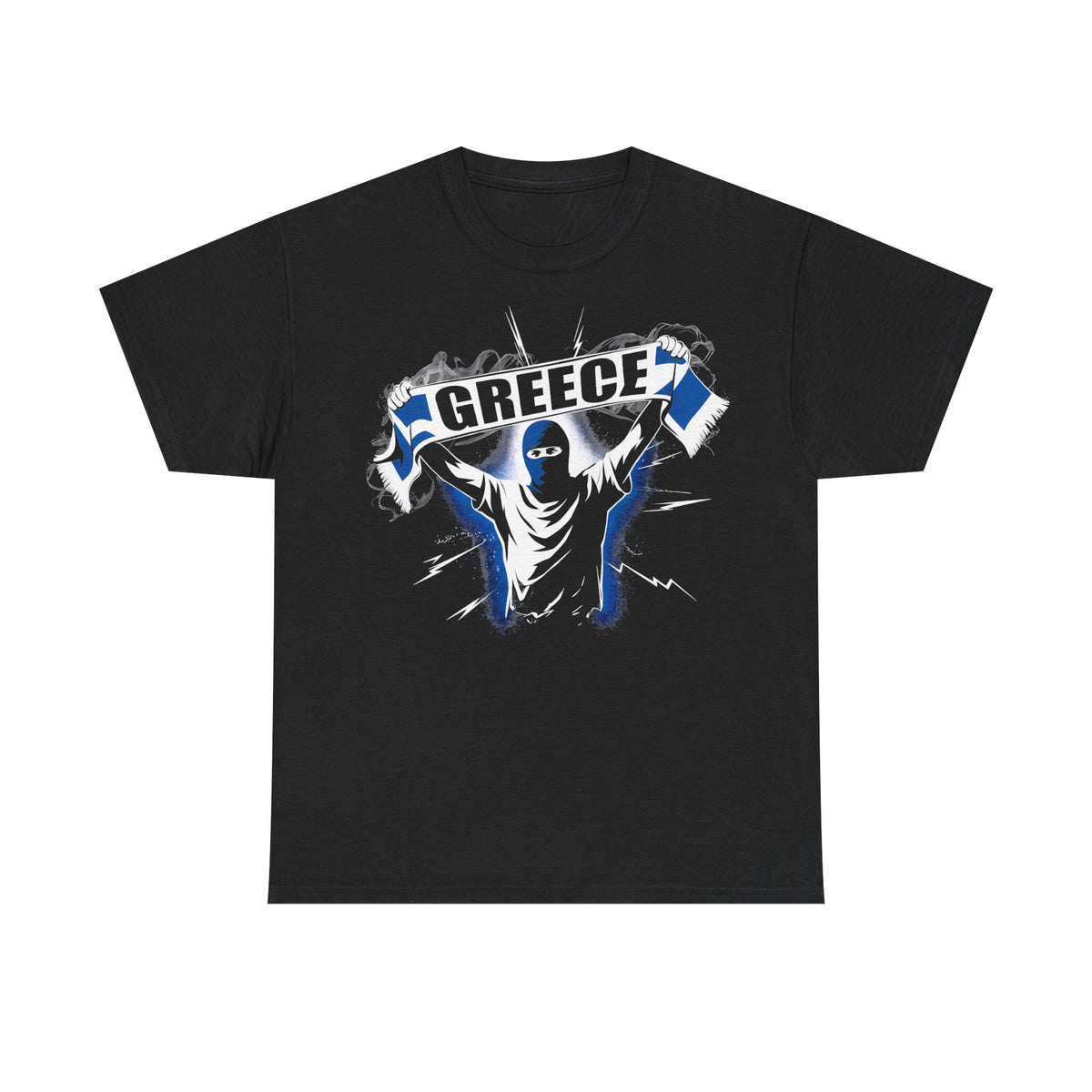 Grecia Grecia hooligan bandera escudo patria fútbol deporte aficionado idea de regalo - camiseta unisex