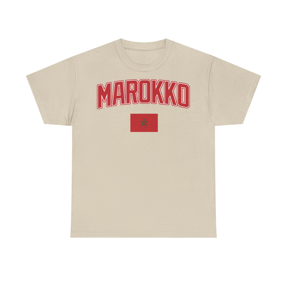 Marruecos Escudo Morocco Bandera Orgullo Fútbol Fan Deporte FIdea de regalo - Camiseta unisex
