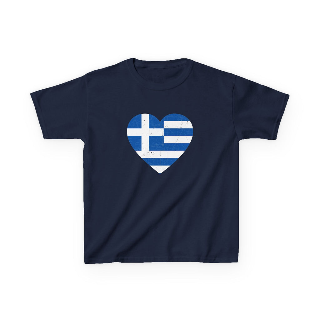 Greece Griechenland Flagge Wappen Heimat Fußball Sport Fan Geschenkidee - Für Kinder & Jugendliche Unisex T-Shirt