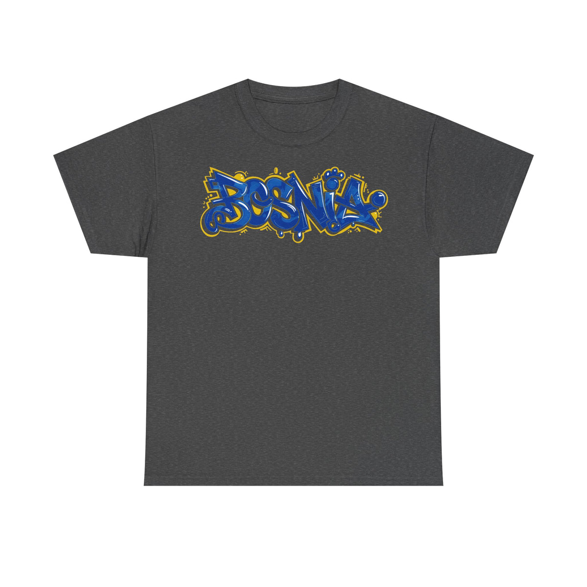 Bosnia Wappen Flagge Stolz Heimat Fußball fan Geschenkidee - Unisex T-Shirt