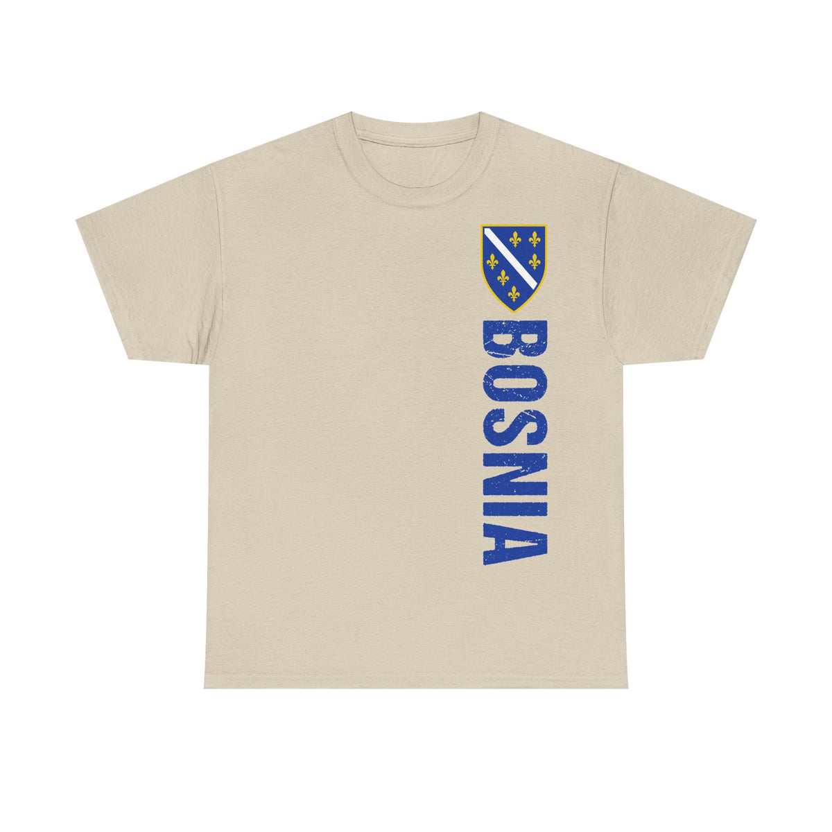 Bosnia escudo bandera orgullo patria aficionado al fútbol idea de regalo - Camiseta unisex