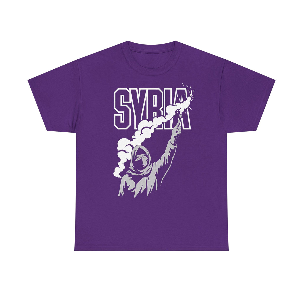 Syria Syrien Hooligan Wappen Flagge Heimat Sport Fußball Fan Geschenkidee - Unisex T-Shirt