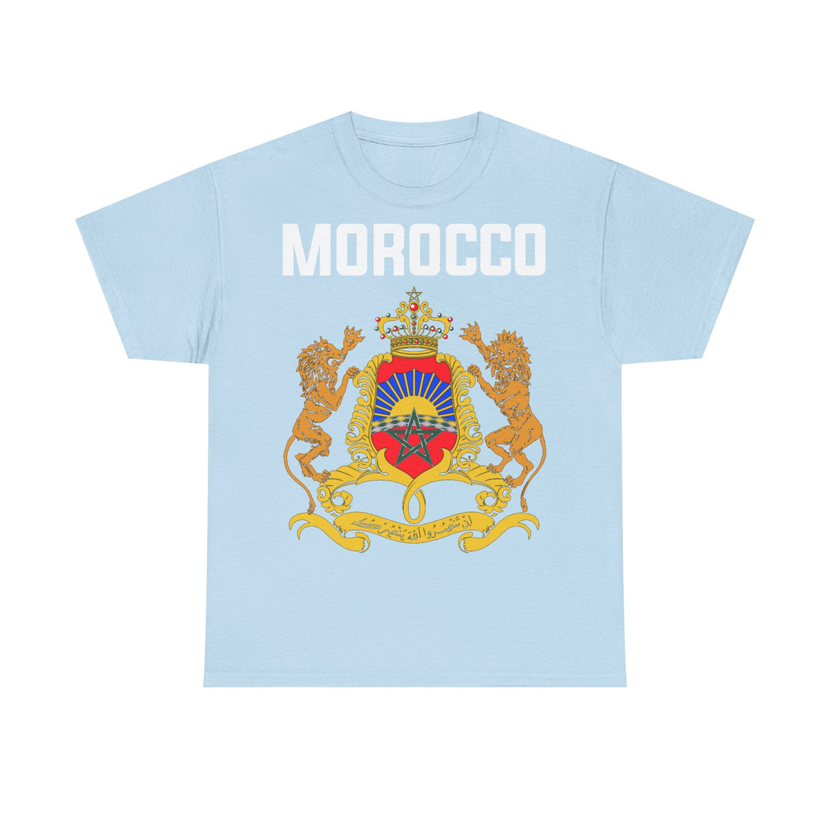 Marruecos Escudo Morocco Bandera Orgullo Fútbol Fan Deporte FIdea de regalo - Camiseta unisex