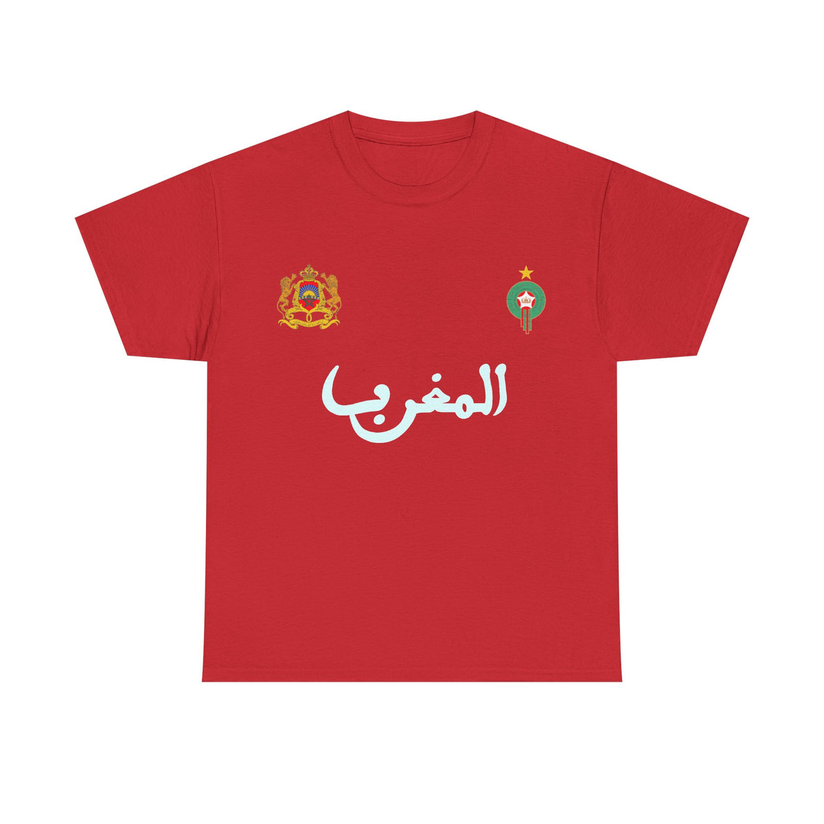 Marruecos Escudo Noble Bandera Street Art Fútbol Deporte Fan Idea de regalo - Camiseta unisex