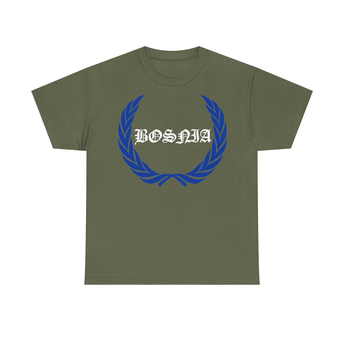 Bosnia escudo bandera orgullo patria aficionado al fútbol idea de regalo - Camiseta unisex