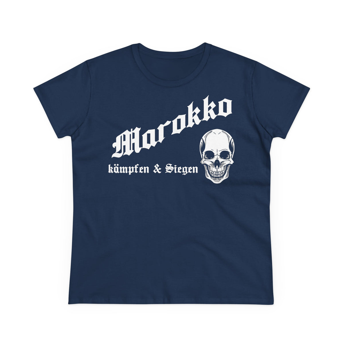 Escudo de Marruecos, bandera de Marruecos, orgullo, aficionada al fútbol y al deporte, idea de regalo - Camiseta para mujer