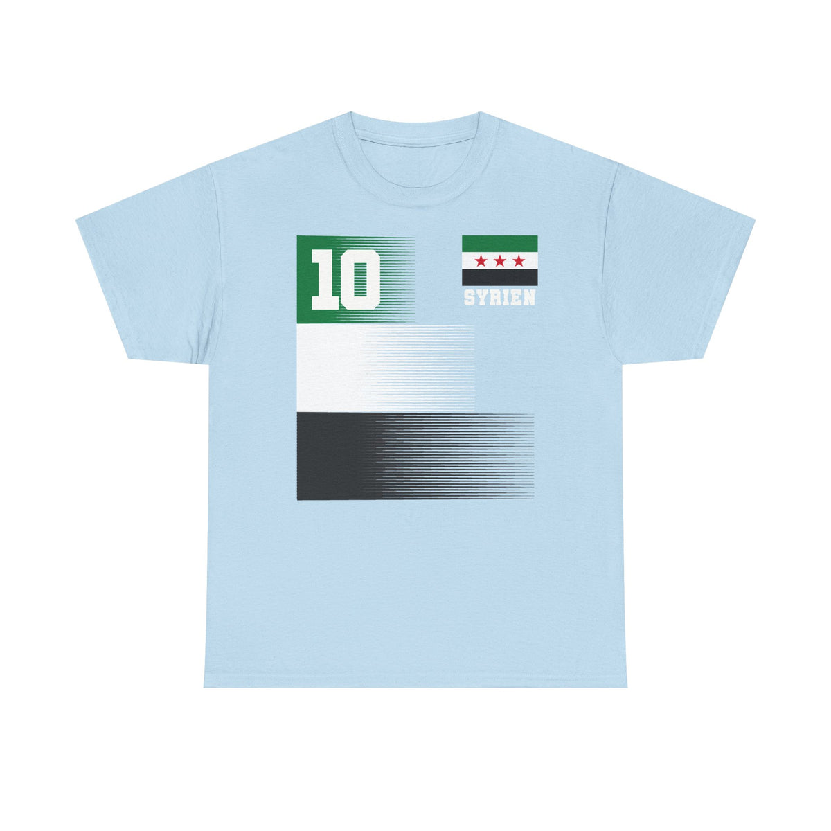 Syria Syrien Wappen Flagge Heimat Sport Fan Geschenkidee - Unisex T-Shirt