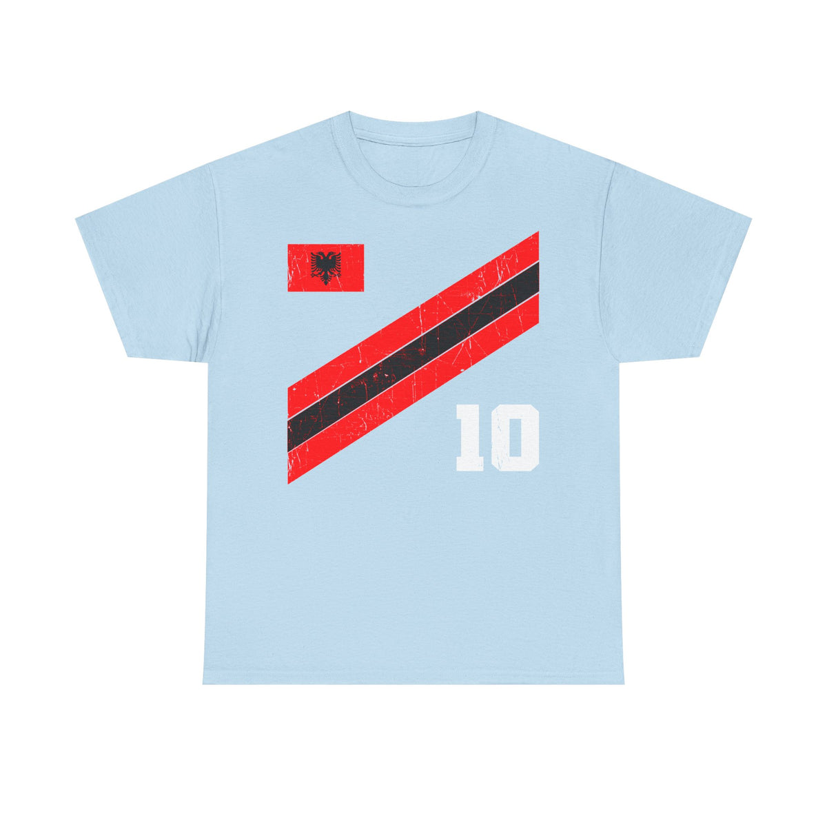 Camiseta unisex de Albania, escudo albanés, bandera, águila, fútbol, aficionado, deporte