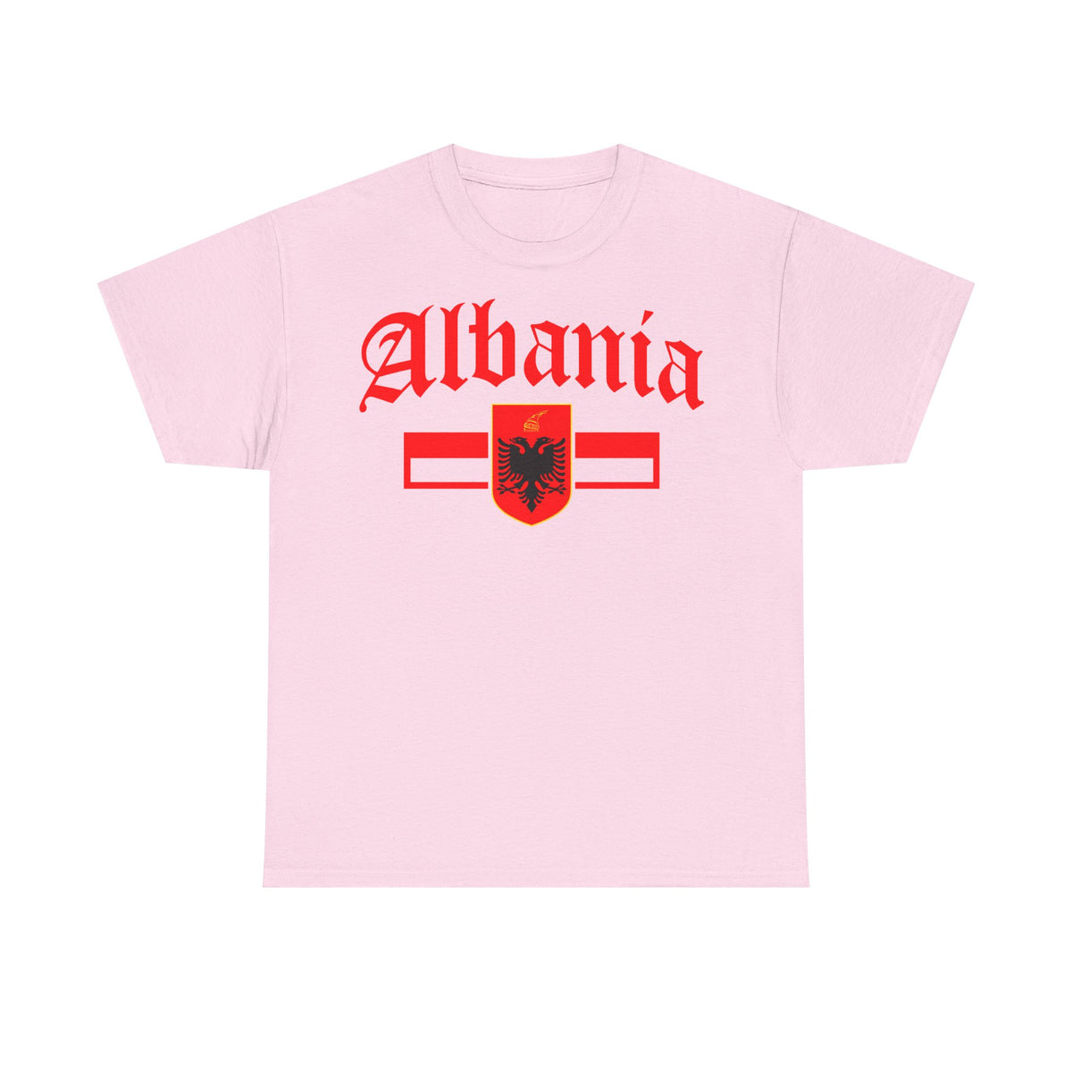 Albania Wappen Shqiptar Flagge Adler Fußball Fan Sport Unisex T Shirt