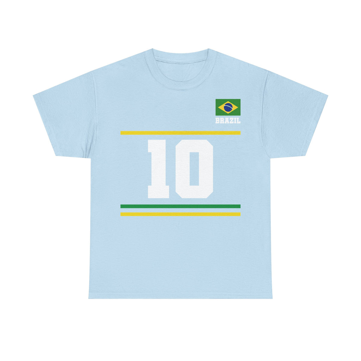 Brazil Brasilien Wappen Flagge Sport Fan Fußball Geschenkidee - Unisex T-Shirt