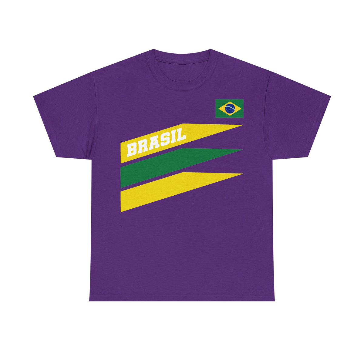 Brazil Brasilien Wappen Flagge Sport Fan Fußball Geschenkidee - Unisex T-Shirt