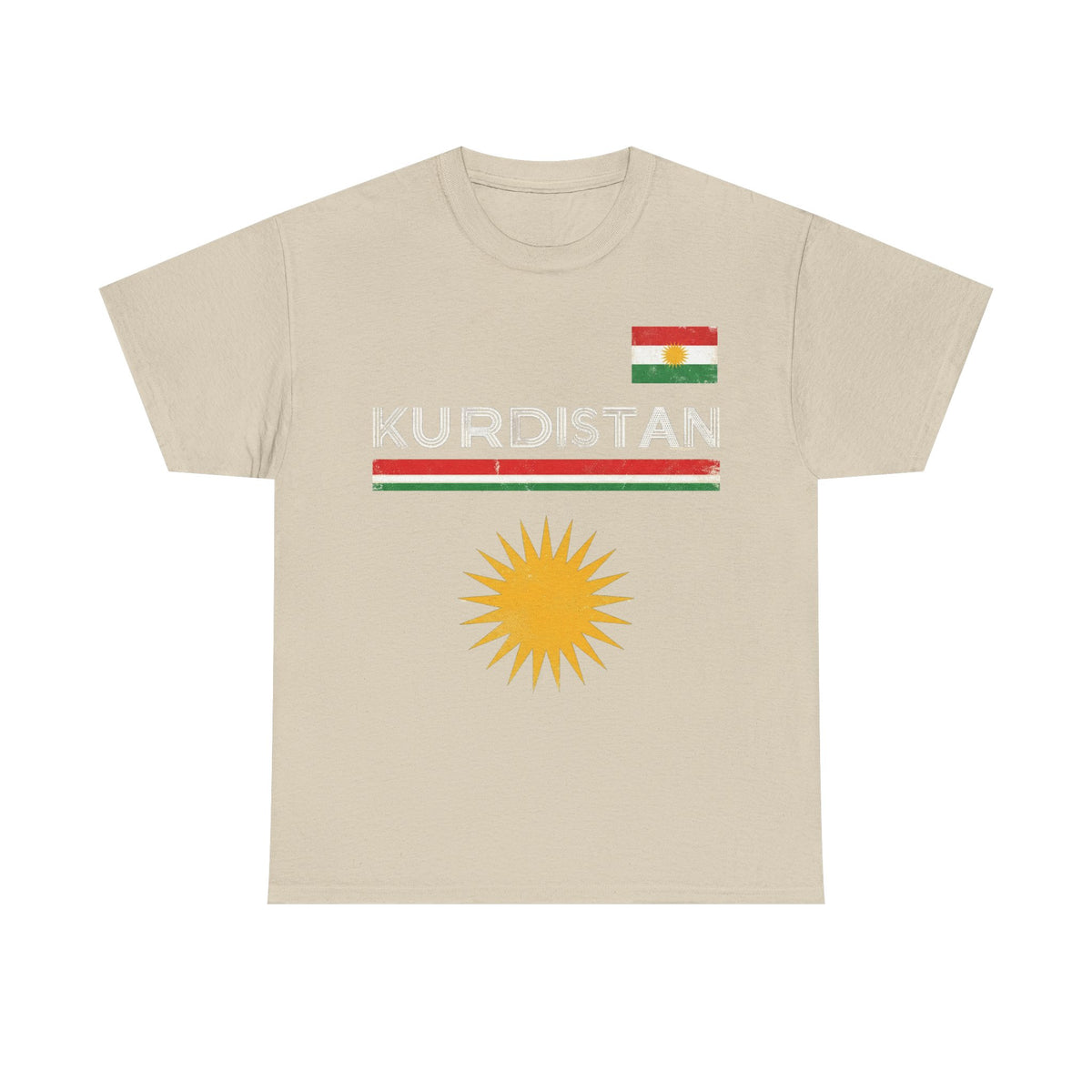 Kurdistan Sonne Street Urban Geschenkidee - Unisex T-Shirt
