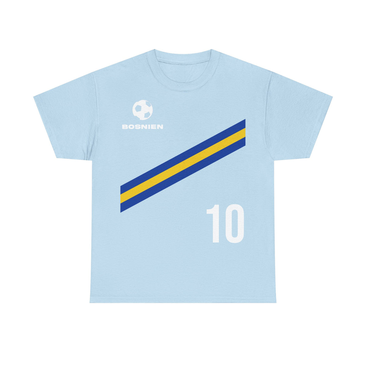 Bosnia Wappen Flagge Stolz Heimat Fußball fan Geschenkidee - Unisex T-Shirt