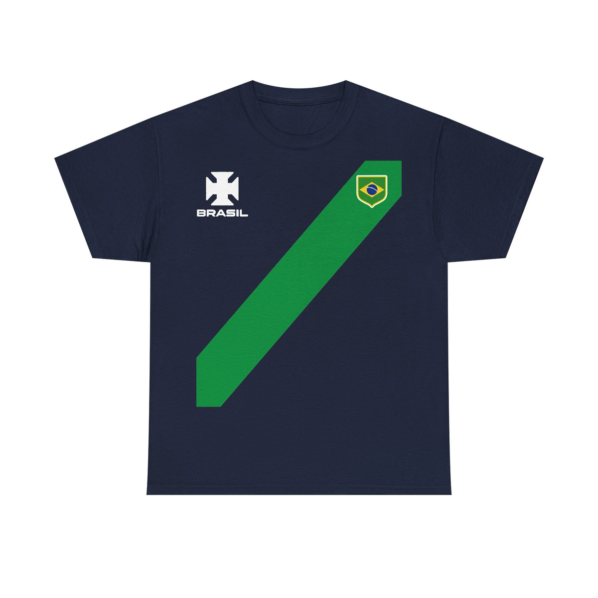 Brazil Brasilien Wappen Flagge Sport Fan Fußball Geschenkidee - Unisex T-Shirt