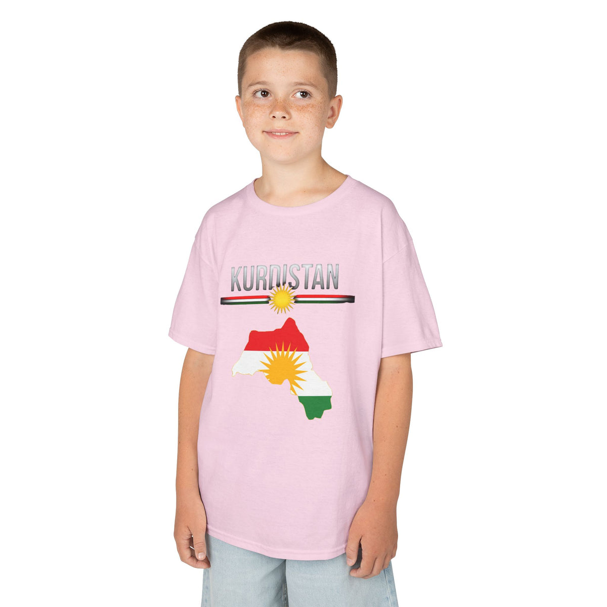 Kurdistan Pride Stolz Heimat Flagge Sonne - Unisex Kinder & Jugendliche T-Shirt