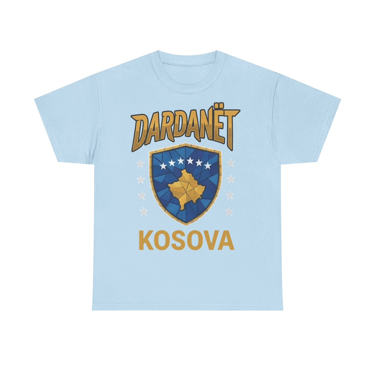 Dardanät Kosova Escudo Bandera Noble Escudo - Camiseta unisex