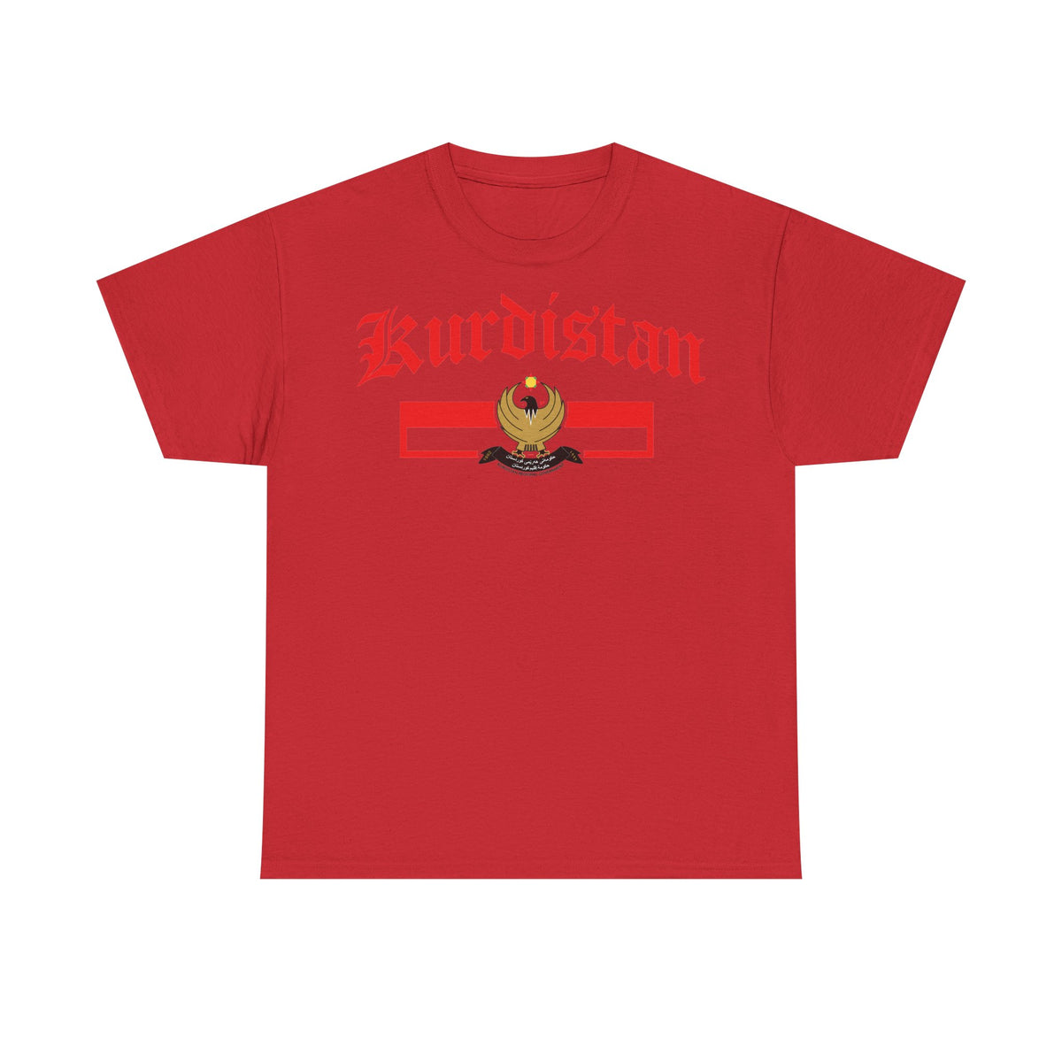 Kurdistán Azadi Escudo Bandera Patria Newroz Regalo - Camiseta unisex