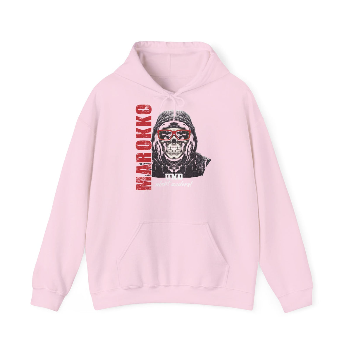 Stemma del Marocco Bandiera del Marocco Orgoglio Tifoso di calcio Sport Idea regalo - Felpa con cappuccio unisex