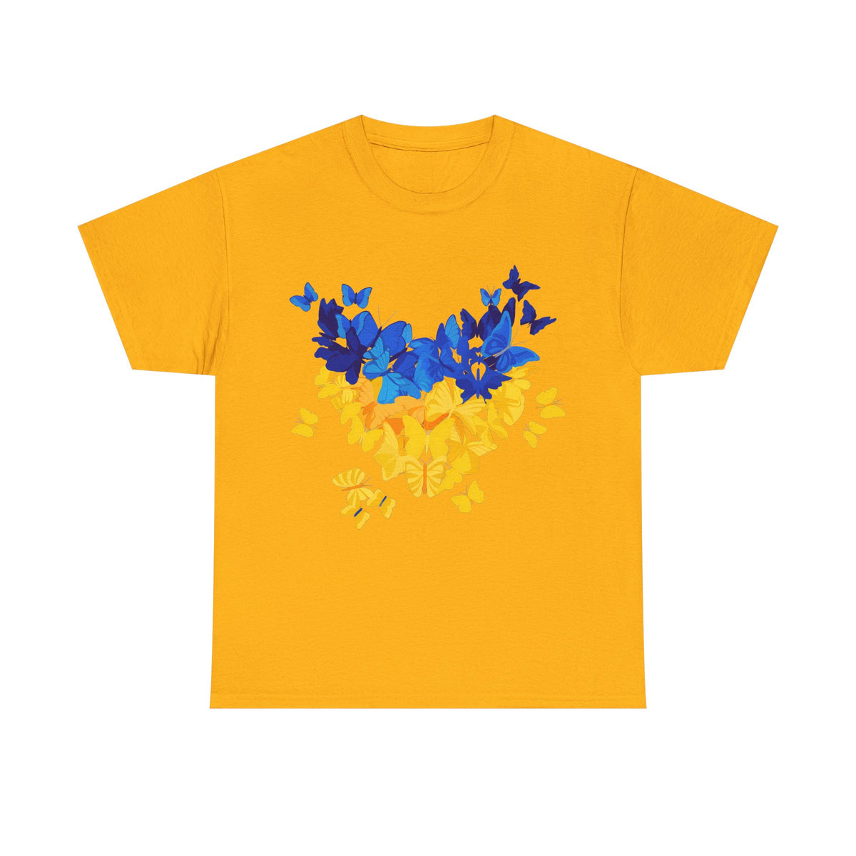 Bandera de Ucrania escudo idea de regalo afición al deporte moda vintage - Camiseta unisex