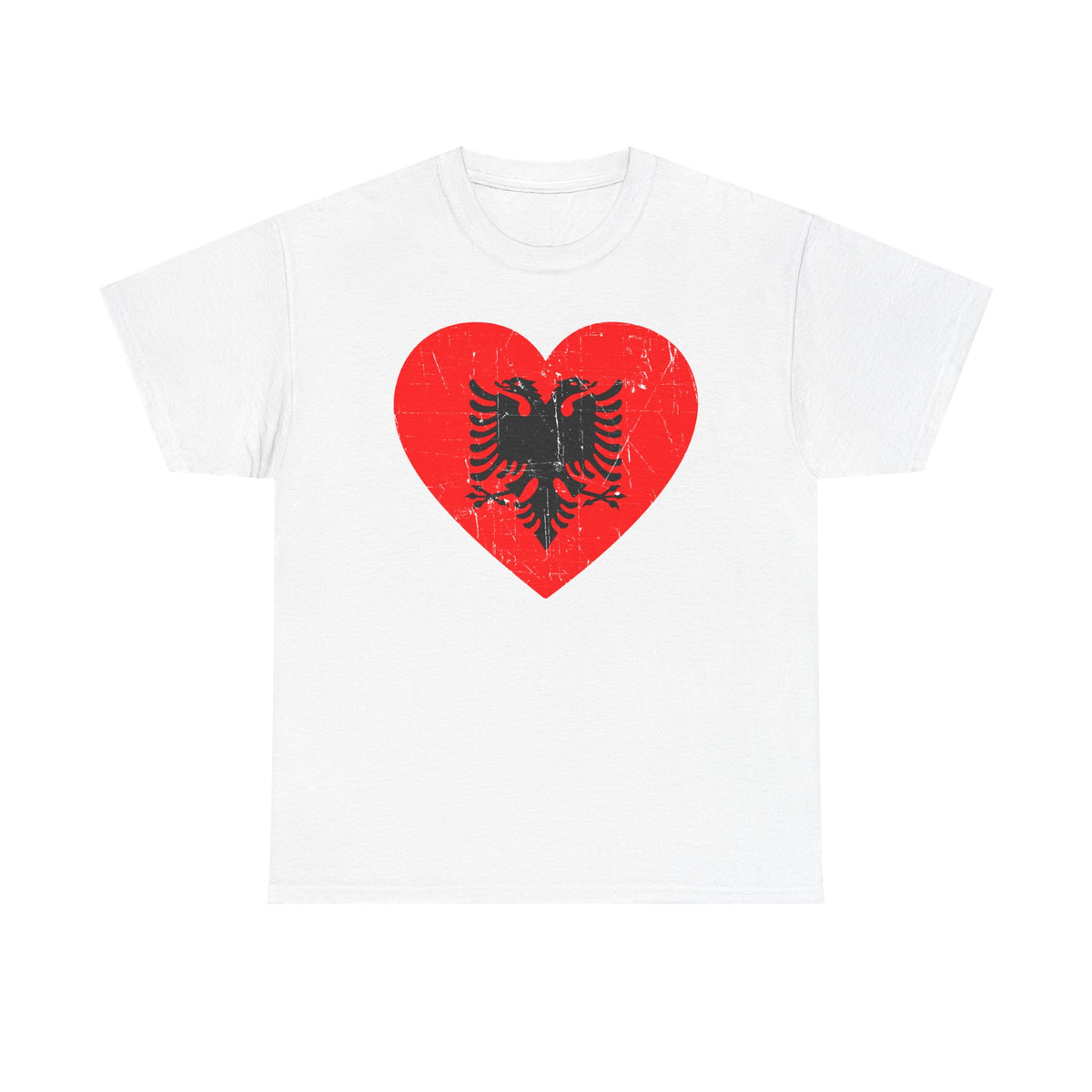Albania Wappen Shqiptar Flagge Adler Fußball Fan Sport Unisex T Shirt
