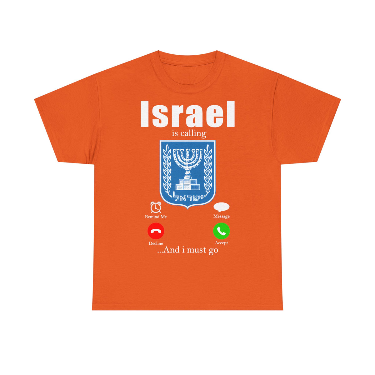 Israel Wappen Flagge Fan Geschenkidee Fashion - Unisex T-Shirt