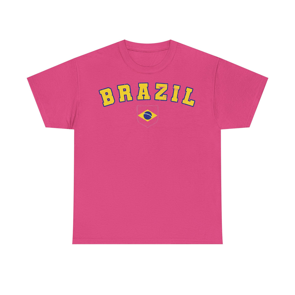 Brazil Brasilien Wappen Flagge Sport Fan Fußball Geschenkidee - Unisex T-Shirt