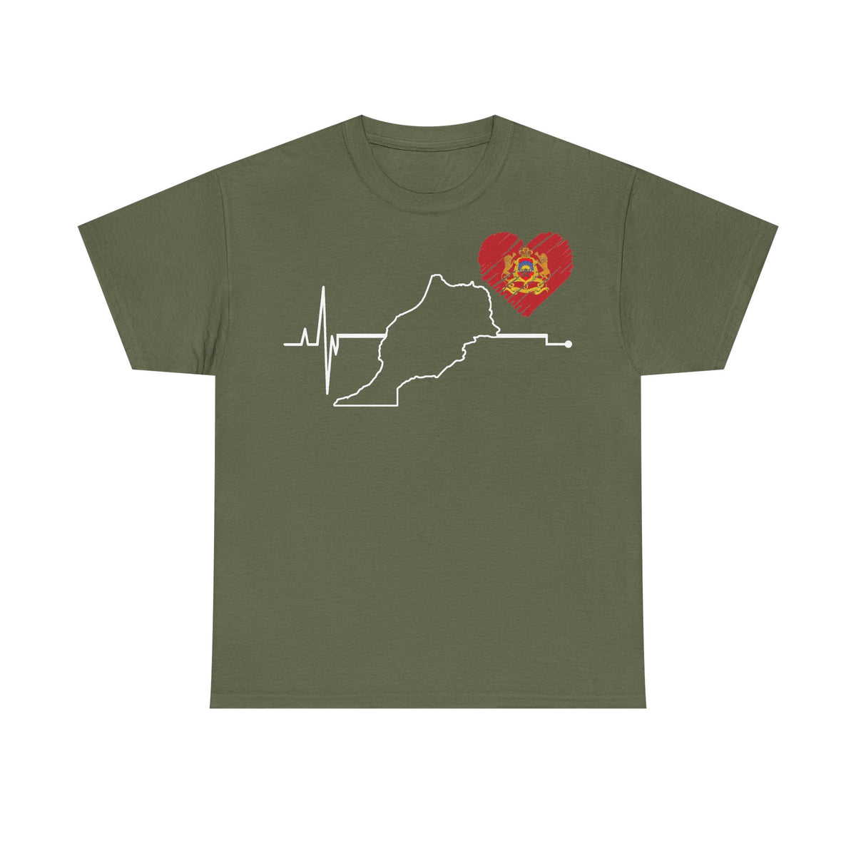 Marruecos Escudo Morocco Bandera Orgullo Fútbol Fan Deporte FIdea de regalo - Camiseta unisex