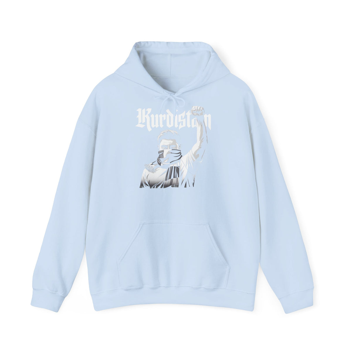 Kurdistan hooligan patria orgoglio stemma bandiera sport calcio tifoso regalo - Felpa con cappuccio unisex