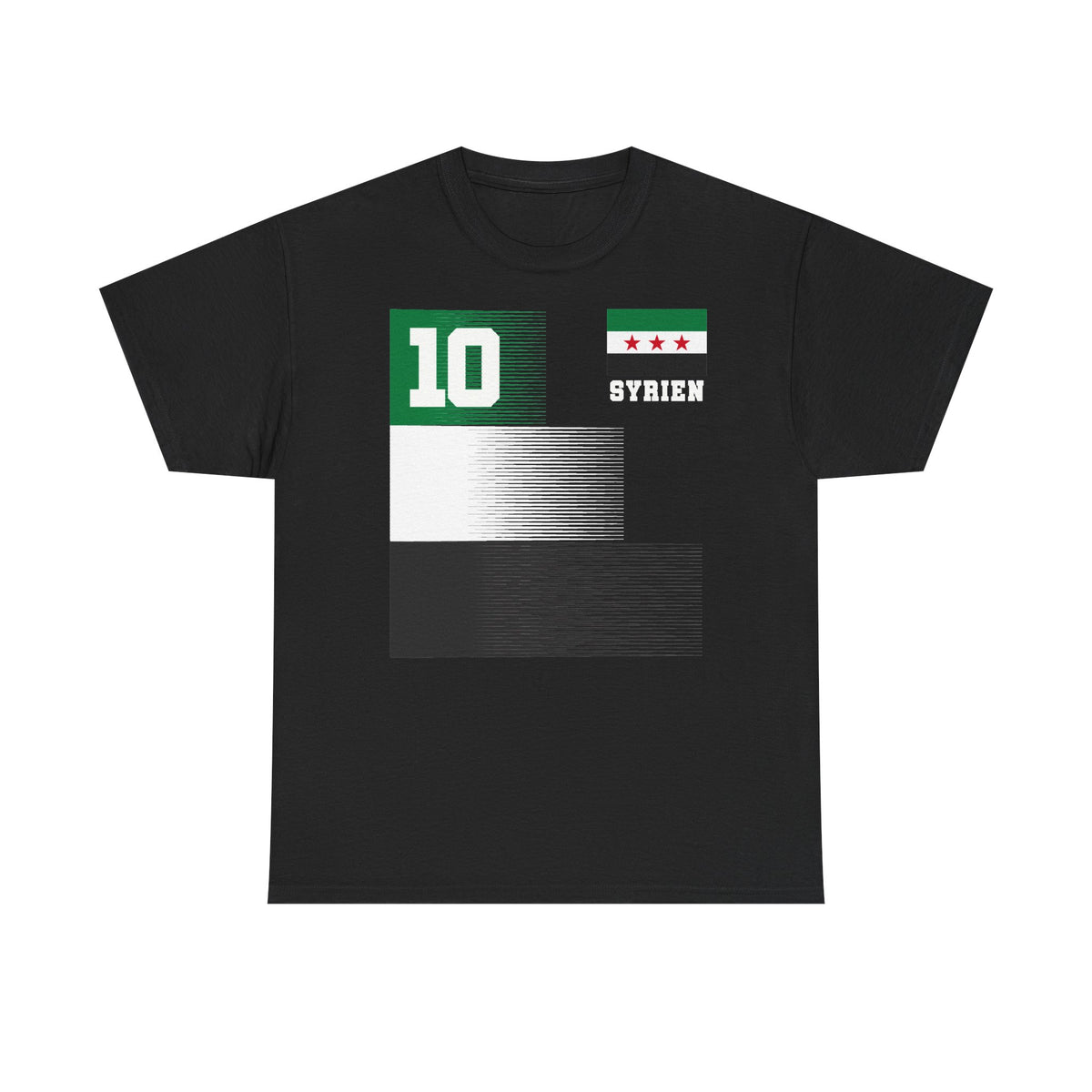 Syria Syrien Wappen Flagge Heimat Sport Fan Geschenkidee - Unisex T-Shirt